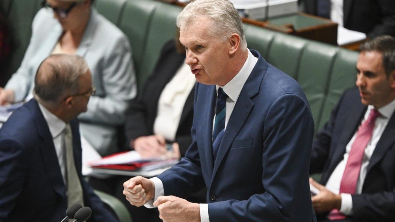 A government minister speaking in Parliament.