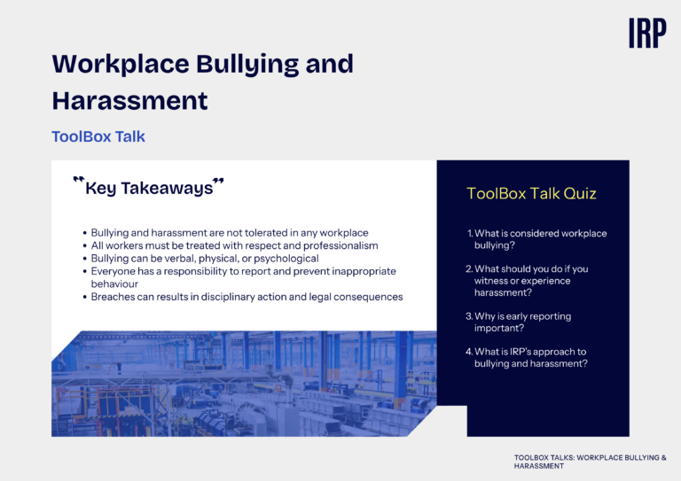 Workplace Bullying and Harassment